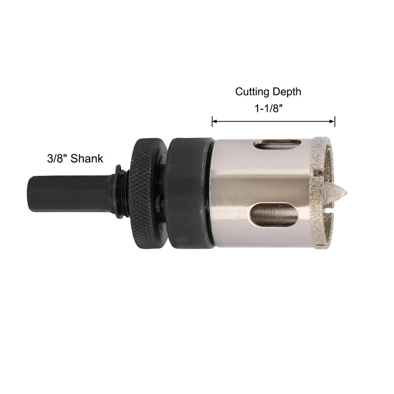 HLOFIZI 1-1/2 Inch Diamond Hole Saw 1.5” Tile Hole Saw
