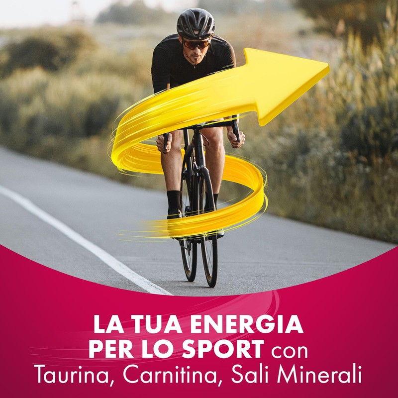 Sustenium Energy Sport, Energizzante per Sportivi con Taurina, Carnitina, Glutammina,