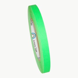 Pro Tapes Fluorescent Console Tape Artist-Neon, 1/2 in. x 60 yds. (Fluorescent Yellow)