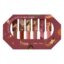 Yuya Set 6 Labiales Edicion Limitada 100% Original