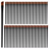 60Pcs Angled Eyebrow Brushes, Brow Brushes for Eyebrows, Can be