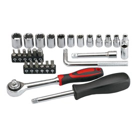 Ohashi Sangyo Socket Wrench & Bit Set, 29 pcs. Product Number: 521
