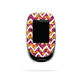 MightySkins Skin Compatible with Accu-Chek Nano - Chevron Summer | Protective, Durable, and Unique Vinyl Decal wrap Cover | Easy to Apply, Remove, and Change Styles | Made in The USA