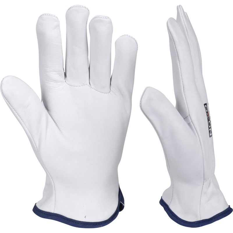 HandschuhMan. OX-ON Full Leather Work Gloves Soft Leather Goat Leather