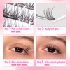 Natural Cluster Lashes Wispy CC Curl 9-11MM Mixed Lengths Eyelash