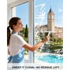 Shower Squeegee for Glass Doors, 8 in Silicone Bathroom Squeegee