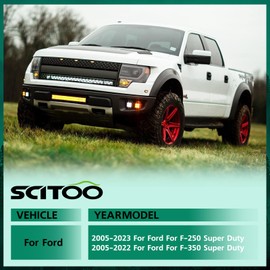 SCITOO 3.5" Front Lift Leveling Kit Fit for Ford for F-250 Super Duty 2005-2023 for F-350 Super Duty 2005-2023-Lifting Height is not Equal to Actual Thickness Coil Spring Spacer 2pc