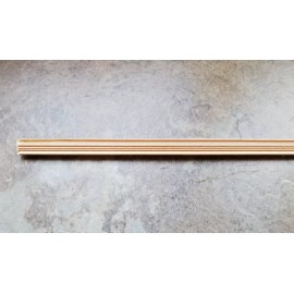 Unbranded Dollhouse Miniature Half Scale Crown Cornice Molding Trim 3/16" wide x 18" long