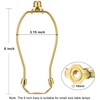 Lamp Harp 6 Inch, 2 Set Detachable LampShade Harp for