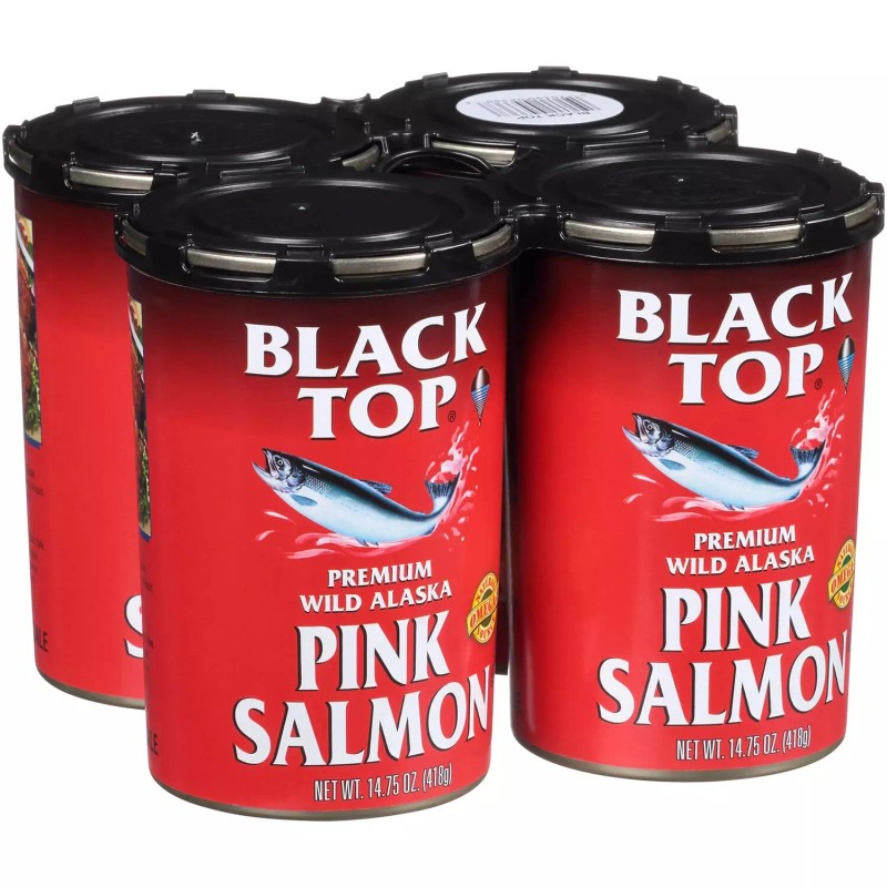 T.O.P. Black Top Premium Wild Alaska Pink Salmon (14.75 oz.,