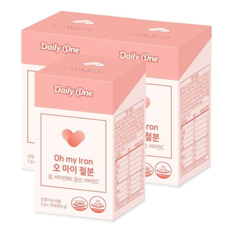 Daily One Oh My Iron Non-heme Iron Iron Supplement 2g