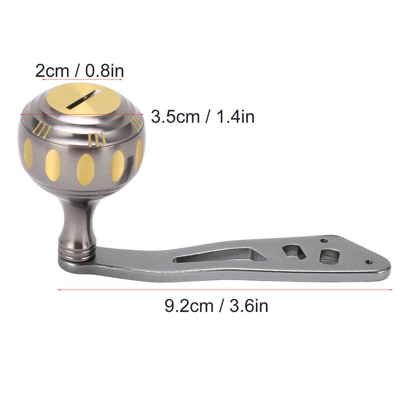 Fishing Reel Handle Metal Power Handle Knob Grip Replacement with