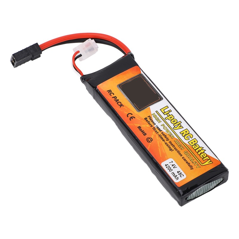 7.4V 4200mAh 45C 2S LiPo Battery FPV Racing Drone Lithium
