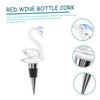 LABRIMP Wine Stopper Decorative Swan Shape for Wedding Festival and