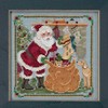 Jolly Old Elf Beaded Counted Cross Stitch Kit Mill Hill