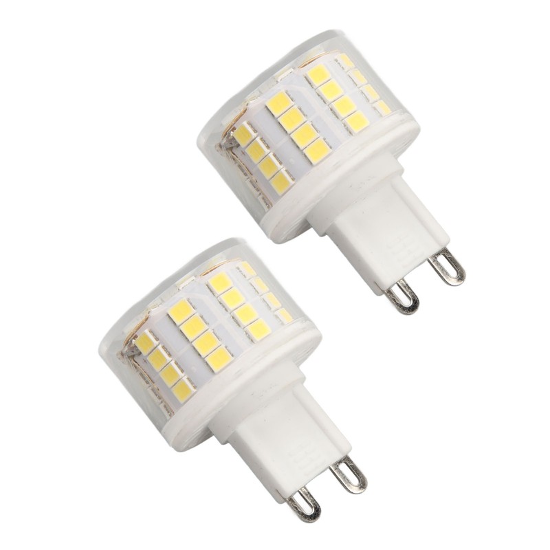 2Pcs G9 LED Light Bulb 600LM 52 Beads G9 Base