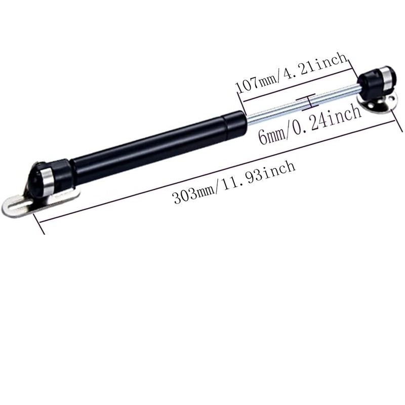 30N/6.8 lb Gas Strut Cabinet Hinge Safety Lift Support, Soft
