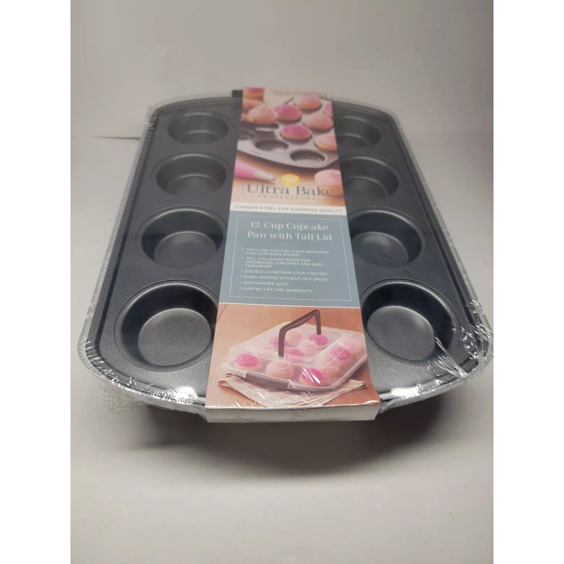 Wilton 12 Cup Cupcake Lab With Tall Lid, Ultra Bake