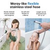 G-Promise All Metal 10 Inches Rainfall Shower Head with Handheld