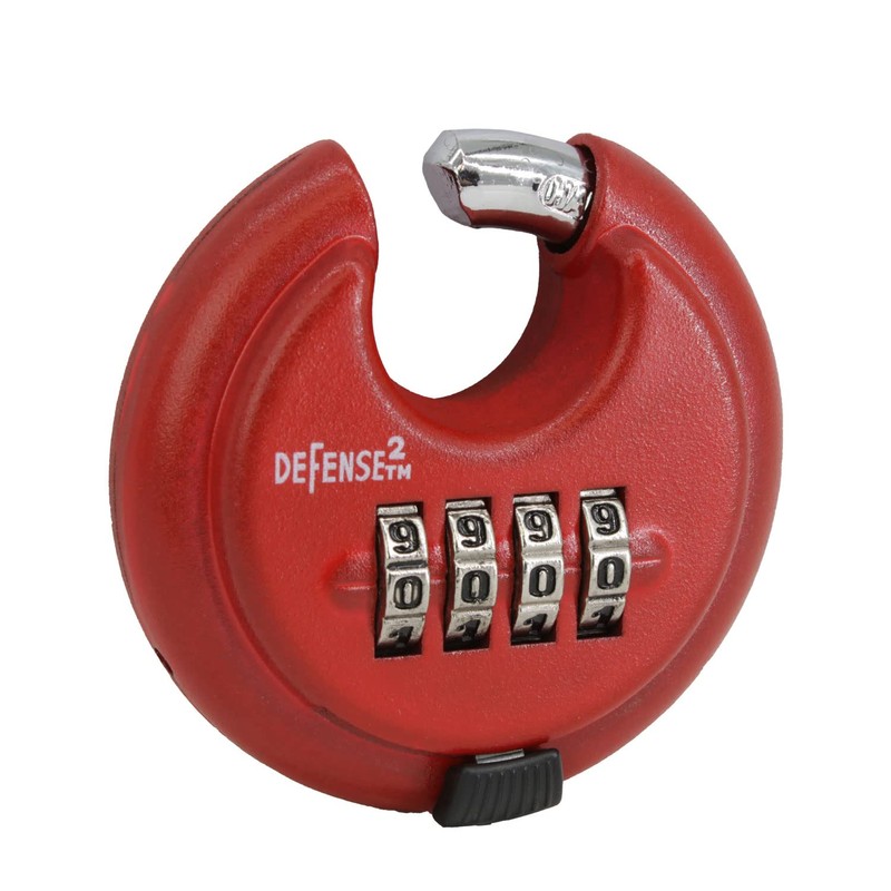 DEFENSE2 Disc Lock for Storage Unit 4 Digit Combination Lock