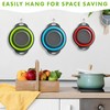 Silicone Collapsible Colander Sink Colander Collapsible Camping Versatile Collapsible Strainer