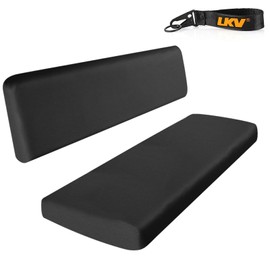 LKV Mule Pro Seat Covers Compatible with Kawasaki Mule PRO-FXT FX DXT DX 2015-2023 Water-Resistant 1680D Fabric UTV Bench Seat Covers
