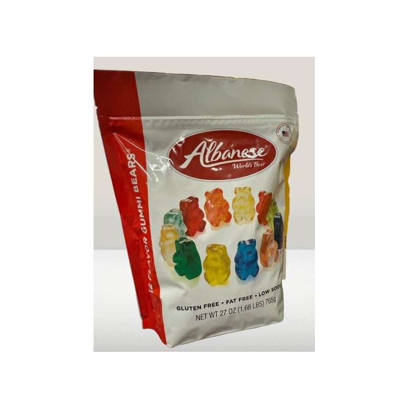 Albanese World's Best 12 Flavor Gummi Bears, 27oz