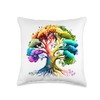 Regenbogen Lebensbaum Bunter Baum des Lebens Celtic Rainbow Colour-Tree of