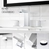 KENES Polished Chrome Widespread Bathroom Faucet 2 Handle Bathroom Sink