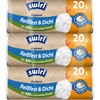 Swirl Tear-Resistant & Tight Bin Liners with Drawstring, 20 L,