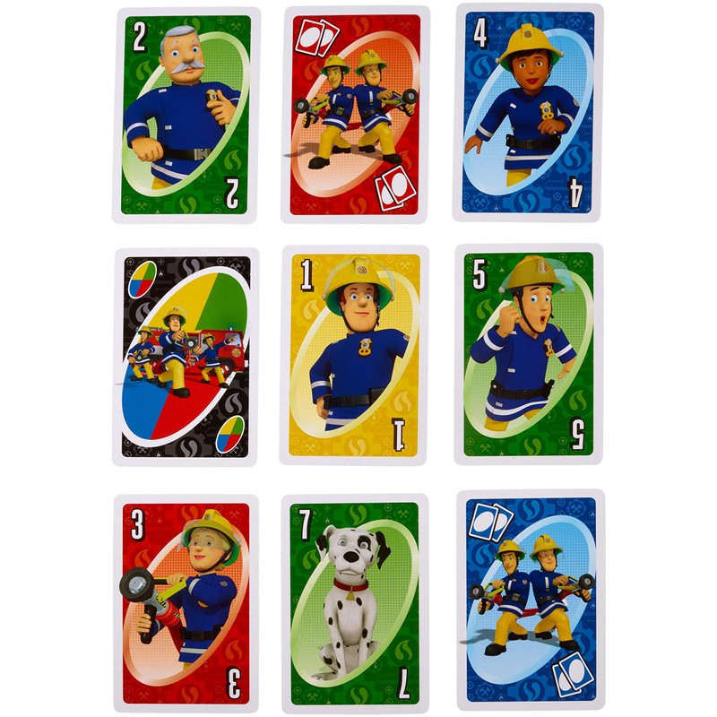 Uno Junior - Fireman Sam Playing Card Game
