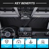 Bekantogy Car Windshield Sun Shade Compatible with Ineos Grenadier 2020-2025