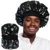WLLHYF Silk Bonnet for Men, Satin Bonnet Single Layer Elastic