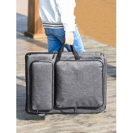A3 Portfolio Case Art Portable Canvas Bag Art Folder Case Art Carry Case Artist Drawing Board Cover Backpack Tote Bag Waterproof Student Painting Sketch Pad Storage Bag for Palette Paints Brushes