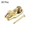 sourcing map 30 Pieces Picture Hangers Photo Frame Hanging Hook