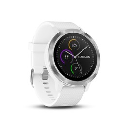 Garmin Vivoactive 3 GPS Smartwatch with Built-In Sports Apps and Wrist Heart Rate, White (Renewed)