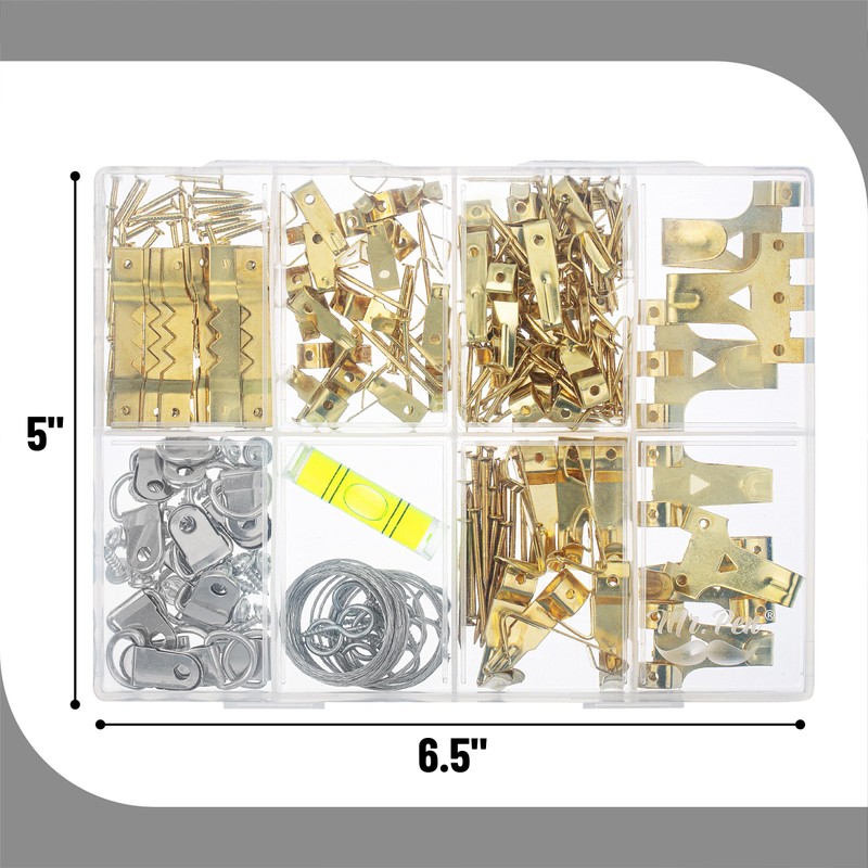 Mr. Pen- Picture Hanging Kit, 276 Pcs, Hangers, Nails, Hooks,