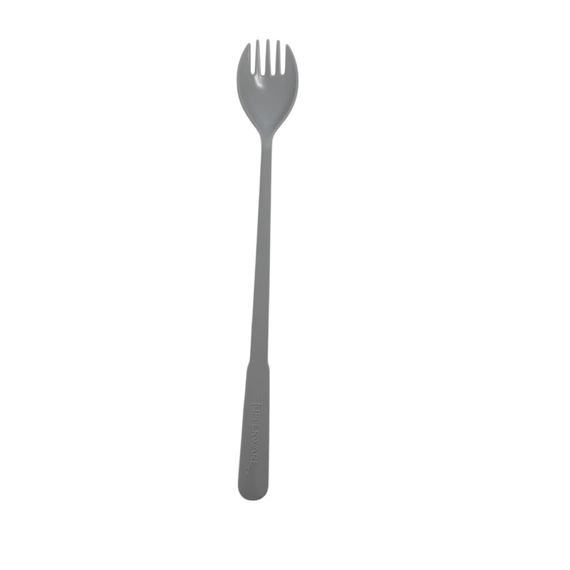 TUPPERWARE Fork Spork Long Grey Ideal for Travelling Reusable to