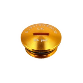 Sealing Screw Gold, Anodised Aluminium (Oil Filling Hole), with O-Ring