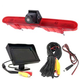 HD Reversing System Reversing Camera Parking Aid Brake Light Compatible with Toyota Proace Verso Box/Citroen Berlingo B9 Mk2 MK3/Opel Combo/Saloon X19 Tour Life K9/Peugeot Partner Tepee/Rifter