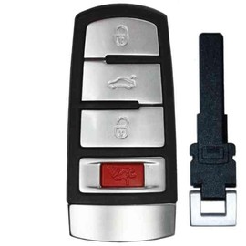 Replacement Smart Key Fob for Volkswagen Passat 2009 FCC NBG009066T 2AOKM-VN1 Part Number 3C0 959 752 HLO 3C0 959 752 BB