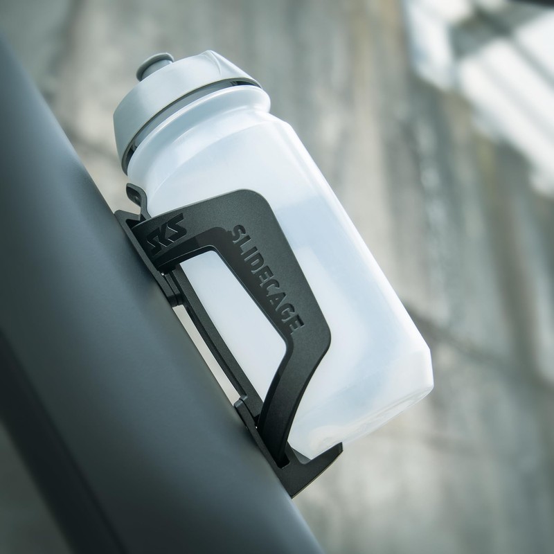 SKS GERMANY SLIDECAGE Bottle Holder for Bicycles, Black