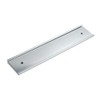 NamePlate Holder, Wall or Door, Silver 2x10