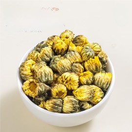 Top Grade Chinese Chrysanthemum Tea - - Premium Natural Dried Chrysanthemum Flower - Tai Ju Herbal Tea Loose Leaf - Non-GMO - Caffeine-free, 3.52oz/100g