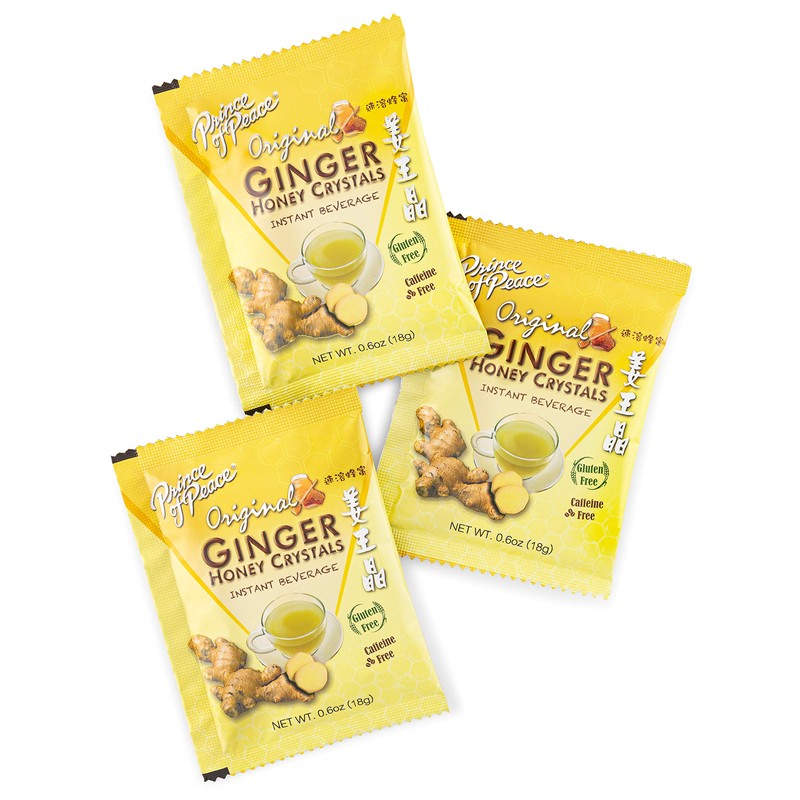 Prince of Peace Instant Lemon Ginger Honey Crystals, 30 Sachets