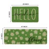 Artoid Mode Green Daisy Hello Sunshine Bloom Spring Kitchen Mats