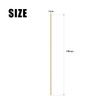 21 Pieces 1.0mm Brass Round Rods, Sutemribor Brass Solid Round