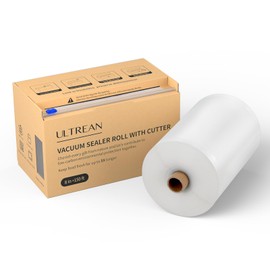 Ultrean 8" x 150' Vacuum Seal Roll Keeper with Cutter, Commercial Grade Vacuum Sealer Bags for Food Saver,BPA Free,Ideal for Storage,Meal Prep and Sous Vide