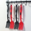 Eco-Friendly Silicone 2 Pcs Kitchen Sarah Fork Non-Toxic Cooking Noodle