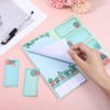 Cactus Shaped Sticky Notes Set,Notepad Blackboard,Summer Fruit Theme Self-Stick Note